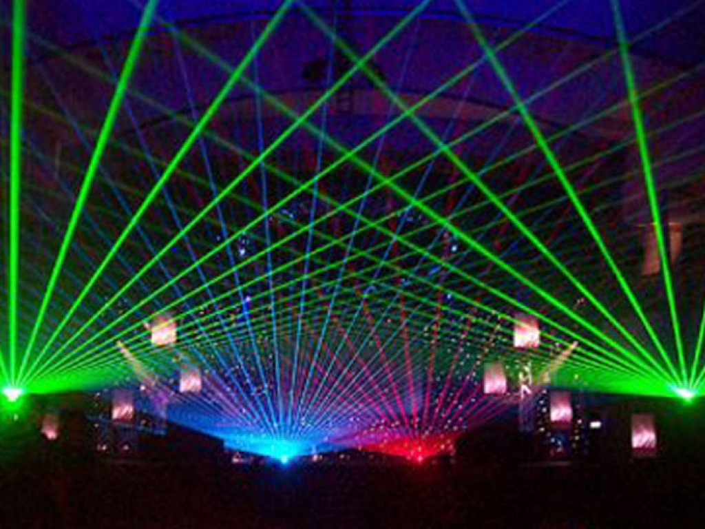 LASER SHOW AND CHARACTER
